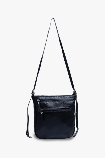 Bolsa Feminina com Alça Transversal Couro Legítimo