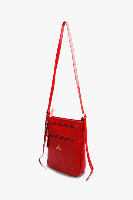 Bolsa Feminina com Alça Transversal Couro Legítimo