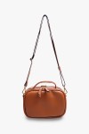 Bolsa Feminina Pequena com 2 Divisórias em Couro Legítimo