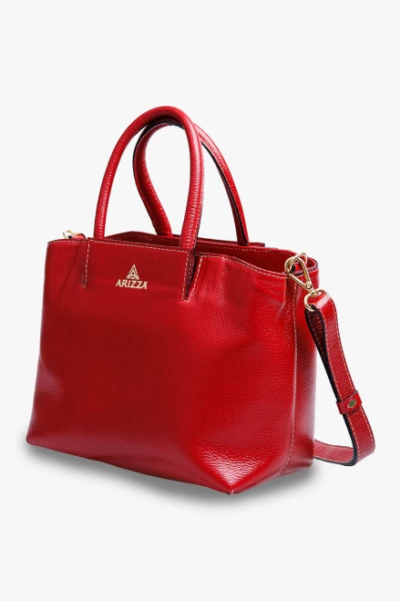 Bolsa Feminina com Alça Transversal Couro Legítimo