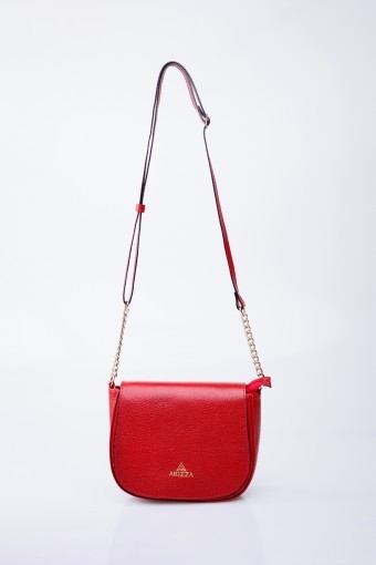 Bolsa Feminina com Alça Transversal Couro Legítimo