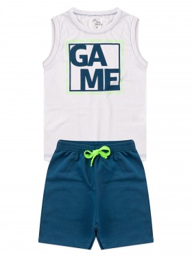 Conjunto Infantil Menino Regata Game