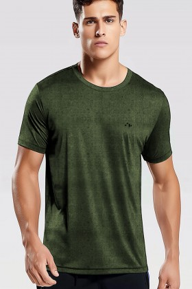 Camiseta Esportiva Rajada Weller Logo - Verde Musgo