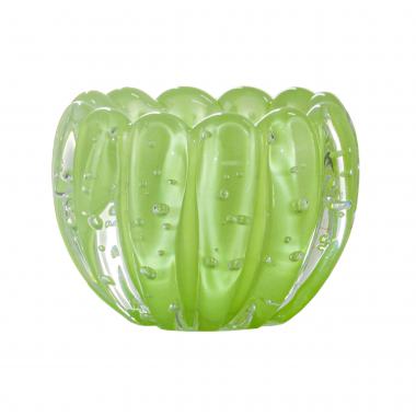 Cachepot Murano Liceu Pp Verde Lima