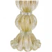 Abajur Murano Versailles Cristal C/Ouro 24k