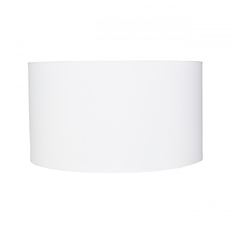 Cupula Abajur Cilindrica 40x22cm Branco