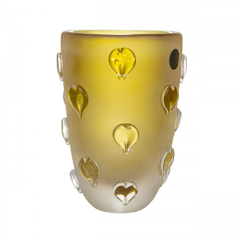 Vaso Murano Lamore Ambar