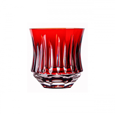 Copo Cristal Lapidado 66 Whisky Vermelho 325ml