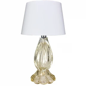 Abajur Murano La Pigna Cristal C/Ouro 24k