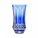 Copo Cristal Lapidado 69 Long Drink Azul Escuro 400ml