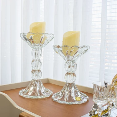 Castiçal Murano Sierra P Cristal