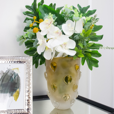 Vaso Murano Lamore Ambar