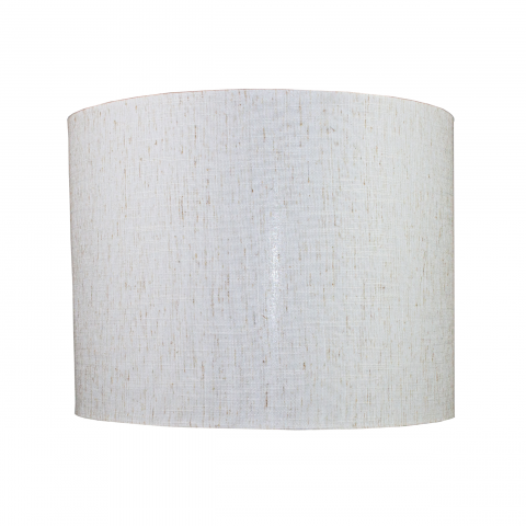 Cupula Abajur Cilindrica 40x30cm Cru