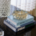 Cachepot Murano Dinant Cristal com Ouro 24k