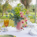Vaso Murano Lamore Quartzo Rose
