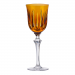 Taça Cristal Lapidado 66 água Amarelo 460ml