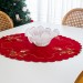Centro de Mesa Natal Vermelho - 0,85 Cm Redondo
