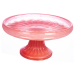 Prato P/Bolo de Murano Chloe Quartzo Rose
