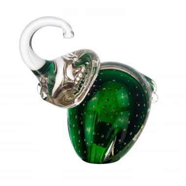 Imagem Murano Elefante Verde Folha