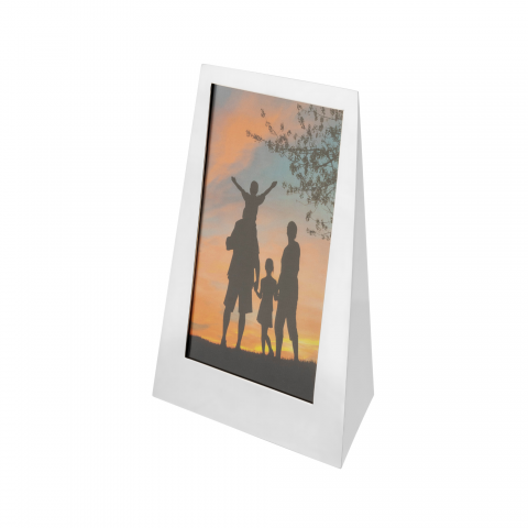 Porta Retrato Prata Médio St James