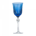 Taça 37 Cristal Lapidado 66 água Azul Claro 460ml