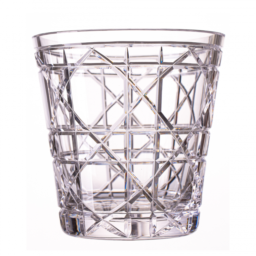 Balde de Gelo P/Garrafa de Cristal Lapidado 95 Incolor 3,5 Litros Balde de Gelo P/Garrafa de Cristal Lapidado 95 Incolor 3,5 Litros