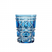 Copo de Cristal Lapidado 95 P/Licor 75ml Azul Claro