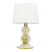 Abajur Murano Siena Cristal com Ouro 24k