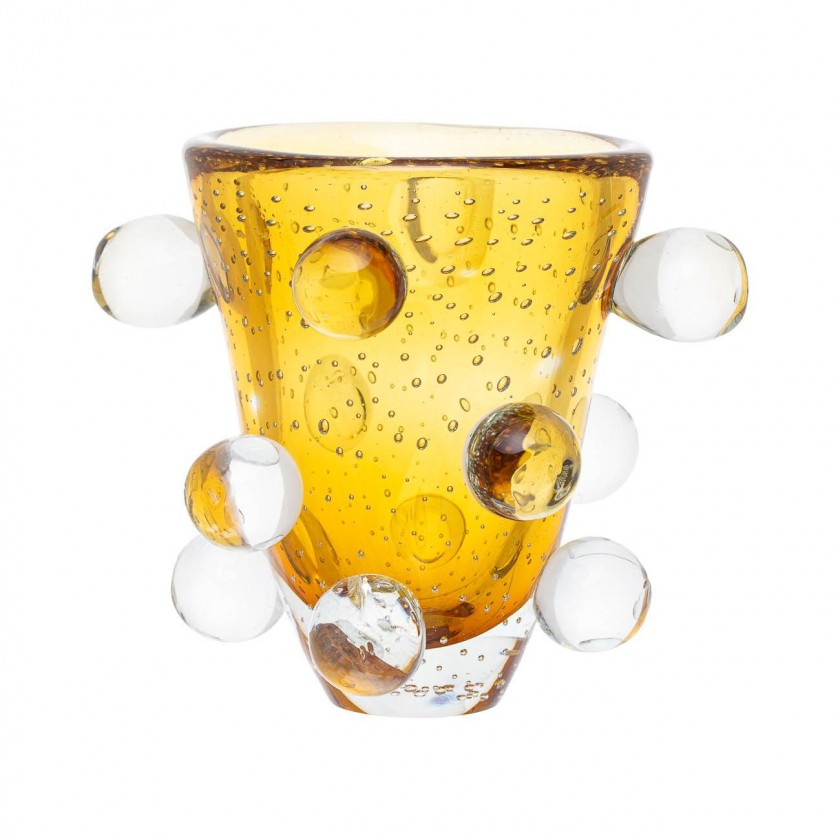 Vaso Murano Cloud Ambar Vaso Murano Cloud Ambar