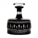 Garrafa P/ Whisky de Cristal 1200ml Lapidado 68 Preto