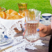 Copo Cristal Lapidado Long Drink Incolor 400ml