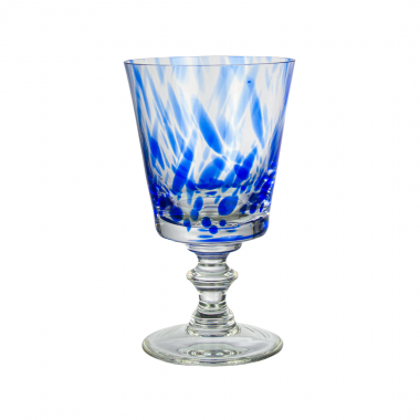 Taça de Cristal P/água For Fun Azul Escuro
