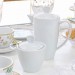Bule Porcelana Branco para Café Versa