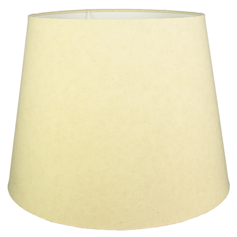 Cupula Abajur Cônica 40x30cm Cru Natural