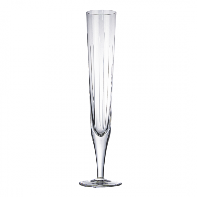Taça de Cristal Lapidado 10 P/Champagne Incolor Taça de Cristal Lapidado 10 P/Champagne Incolor