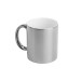 Caneca de Porcelana Luminus Prateada