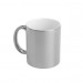 Caneca de Porcelana Luminus Prateada