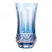 Copo Cristal Lapidado 69 Long Azul Claro Claro 400ml