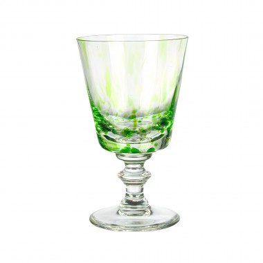 Taça de Cristal P/água For Fun Verde Claro