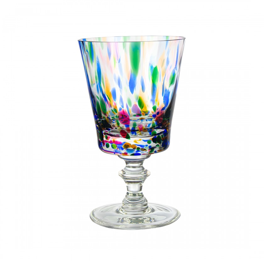 Taça de Cristal P/água For Fun Colorida Taça de Cristal P/água For Fun Colorida