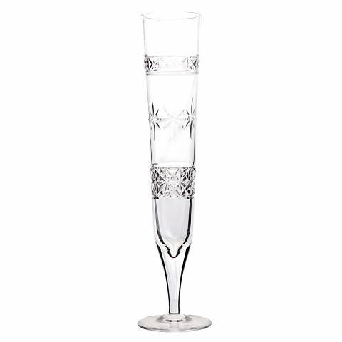 Taça Cristal Lapidado 31 P/ Champagne Incolor