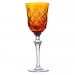 Taça Cristal Lapidado 33 P/água Amarelo 430ml