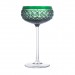 Taça de Cristal Lapidado Coupe 04 - 200ml Verde Escuro
