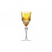 Taça Cristal Lapidado 68 Licor Amarelo 80ml