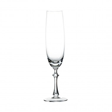 Kit 6 Taças de Cristal 24%pbo P/Champagne 250ml