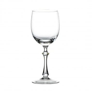 Kit 6 Taças de Cristal 24%pbo P/água 480ml