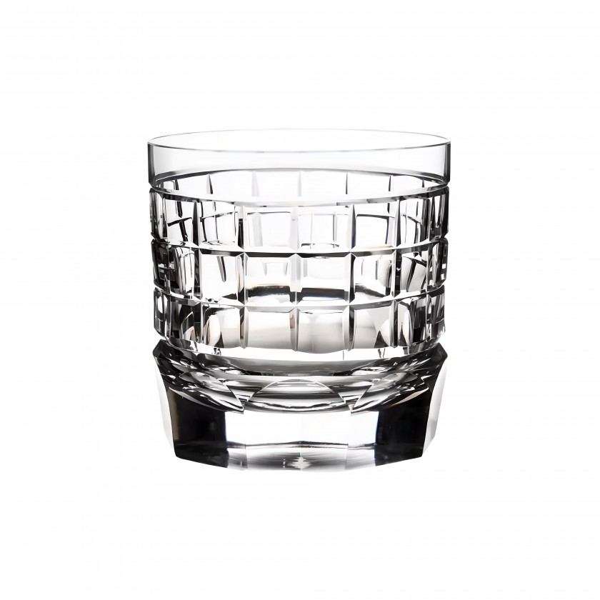 Copo Cristal Lapidado 24 P/Whisky Double Blend Incolor 420ml Copo Cristal Lapidado 24 P/Whisky Double Blend Incolor 420ml