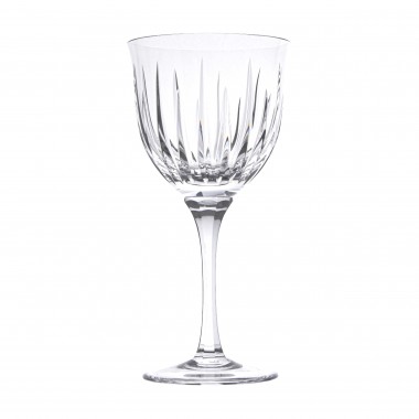 Taça de Cristal Lapidado 66 P/Vinho Tinto Incolor