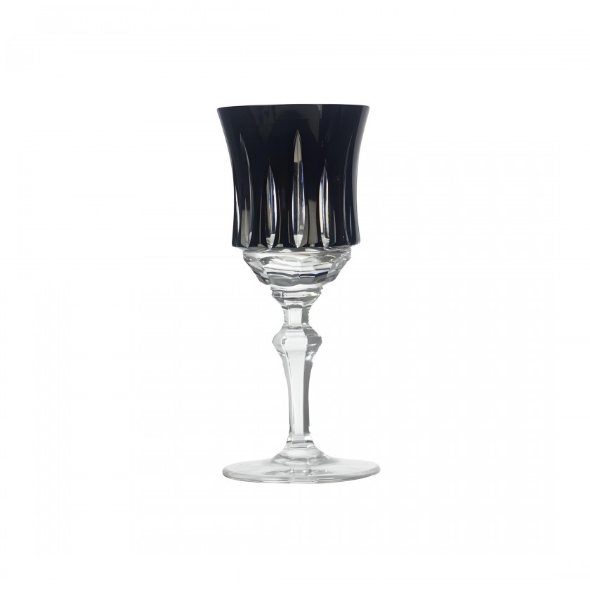 Taça Cristal Lapidado 66 Licor Preto 80ml Taça Cristal Lapidado 66 Licor Preto 80ml