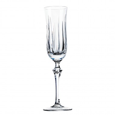 Taça Cristal Lapidado 66 Vivaldi P/Champagne Incolor